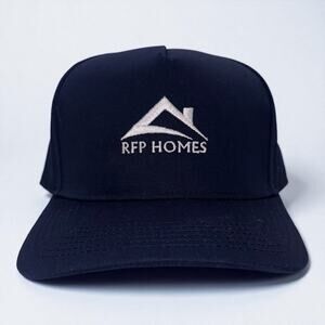 RFP Homes Hat (Version 2) | Navy Embroidered Snapback | Mad Capper Texas